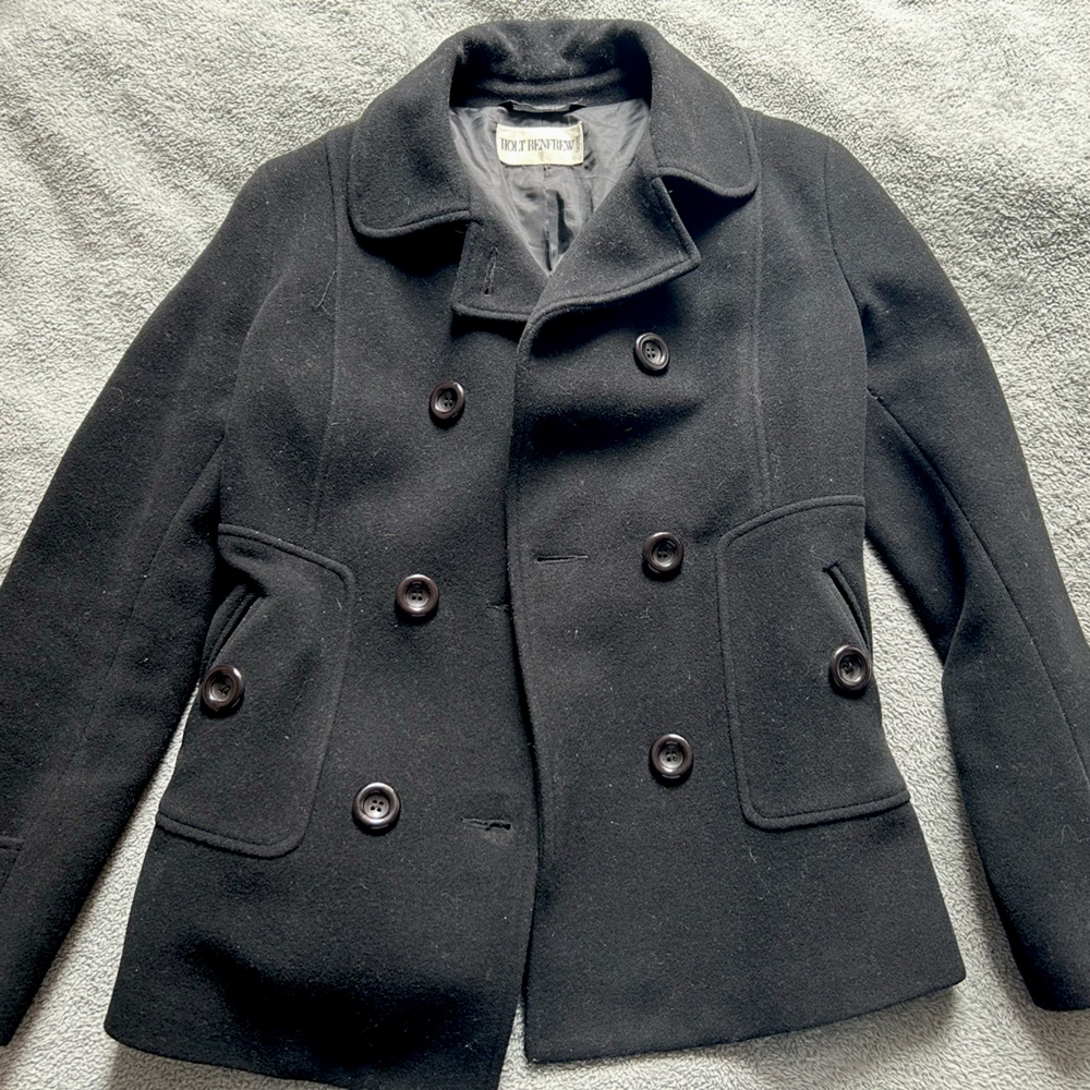 Holt Renfrew Wool Coat Size Small